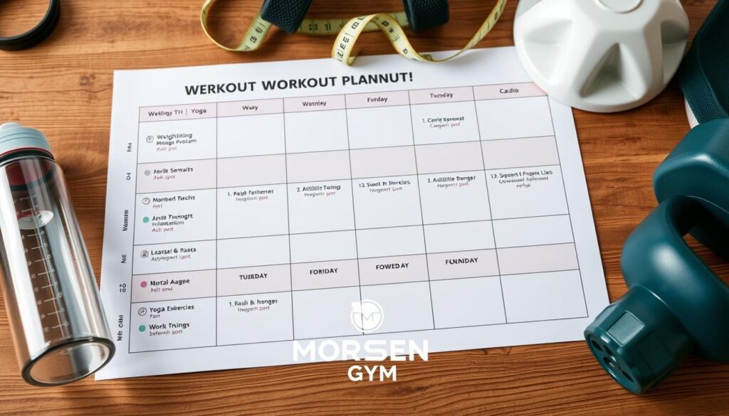weekly workout plan