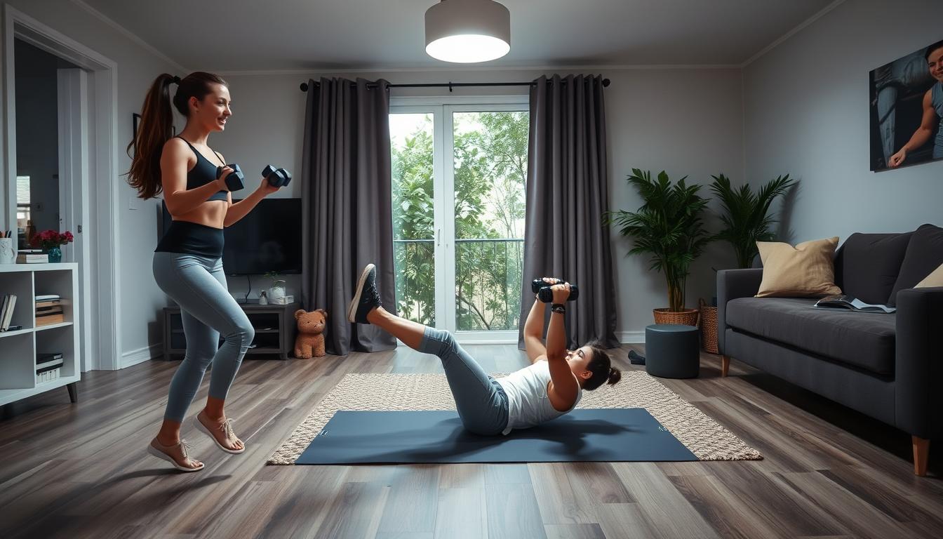 Read more about the article ‏Quick exercises at home: Get Fit Fast with 10-Minute Routines