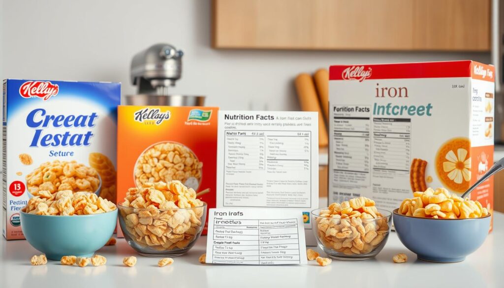 iron-fortified breakfast cereals