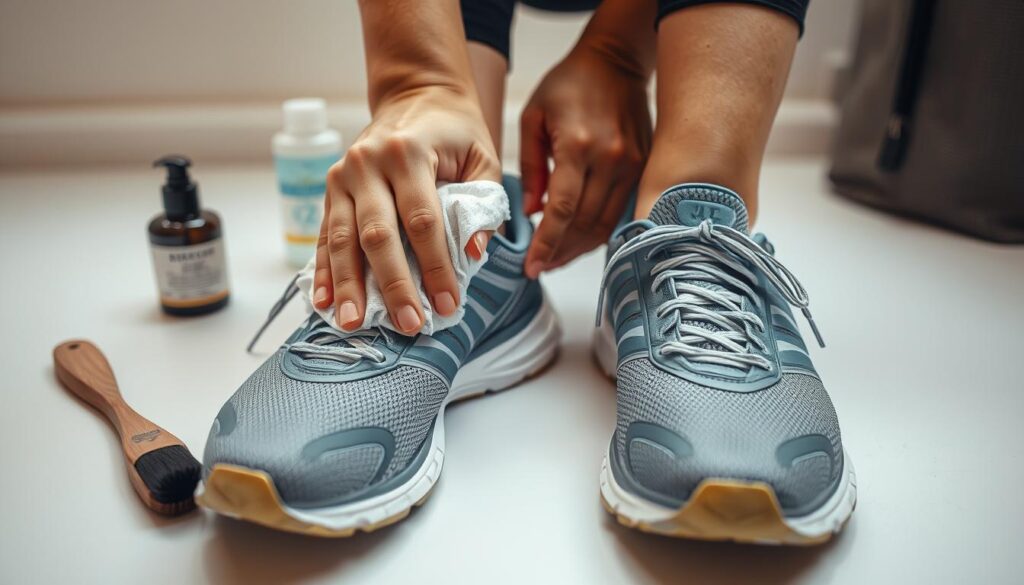 running shoe maintenance